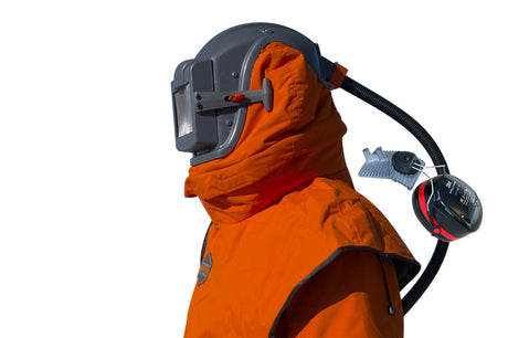 Silencer Blastsafe straalhelm met 3M Optime III gehoorkap