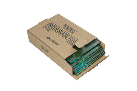 Silencer Uitwendig Vizierglas in verpakking.