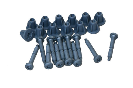 12 plastic moeren & schroeven van Silencer.