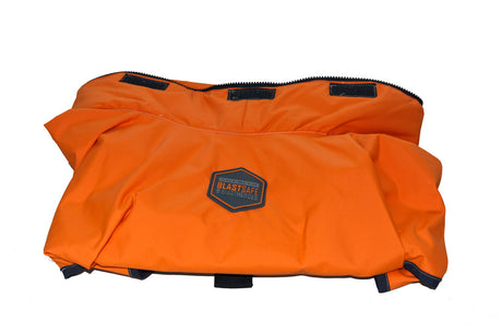 Onderkant van de cape voor het Blastsafe Origin straalpak.