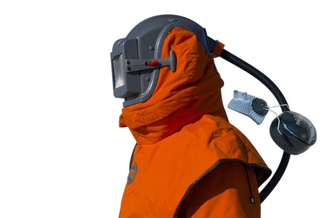 Silencer Blastsafe straalhelm met Viper 2 gehoorkap